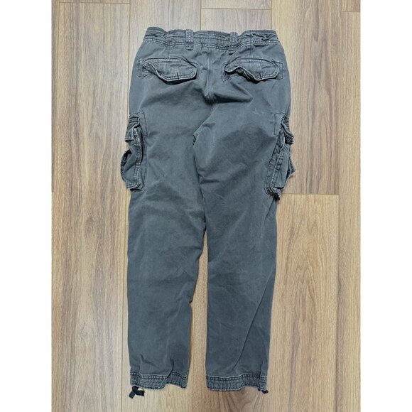 Abercrombie & Fitch Cargo Pants Mens 30x32 Gray Jogger - Picture 2 of 10